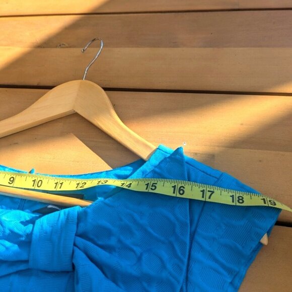 New Directions Blue Sleeveless Sheath Dress - size 14 excellent condition - Picture 6 of 9